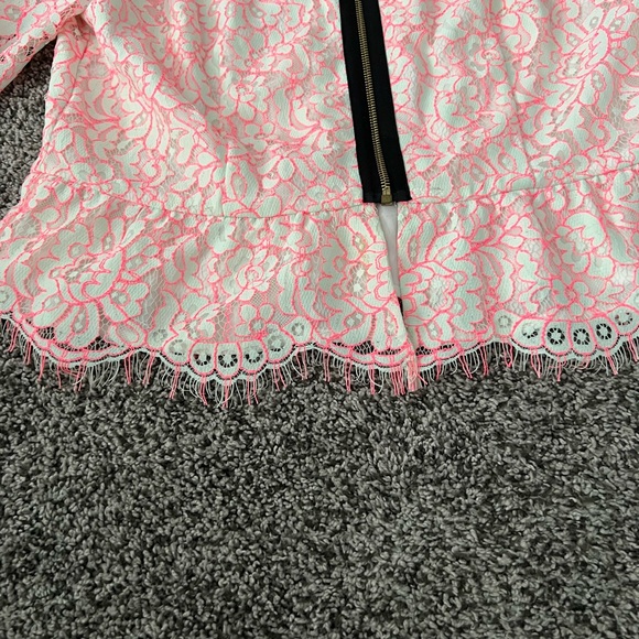 Juicy couture barbie core style lace zip top - Picture 4 of 6